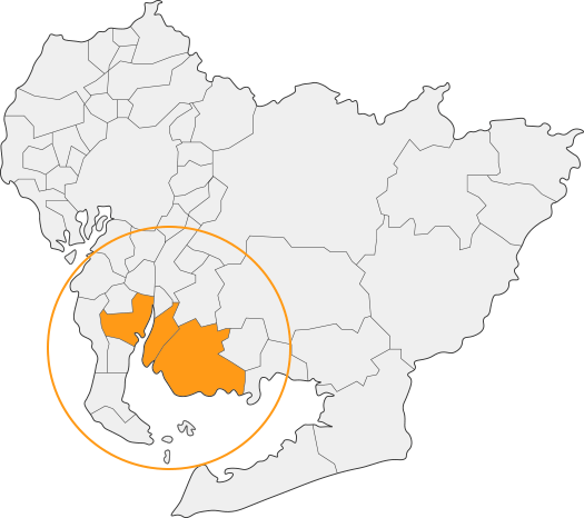 愛知県半田市・西尾市・碧南市